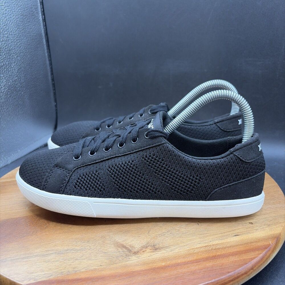 Xero Dillon Womens Size 7.5 Shoes Black Mesh Lace-Up Low Top Casual Sneakers